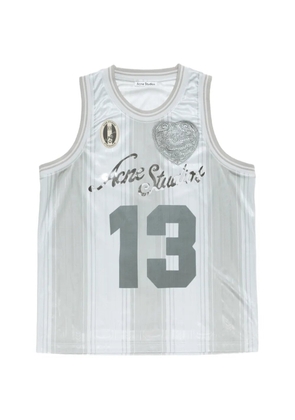 Acne Studios logo-print tank top - Grey