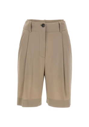 RRD Surflex Light pleat-detail shorts - Neutrals