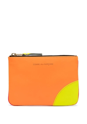 Comme Des Garçons Wallet colourblock wallet - Orange