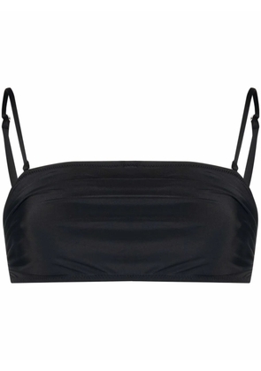 GANNI square-neck bikini top - Black