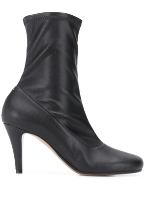 Maison Margiela leather sock boots - Black