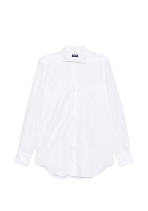 Finamore 1925 Napoli spread-collar button-up shirt - White