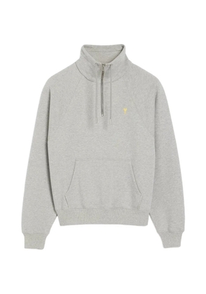 AMI Paris cotton Ami De Coeur sweatshirt - Grey