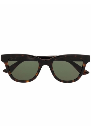 Gucci Eyewear tortoise square-frame sunglasses - Brown