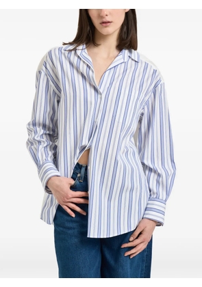 Weekend Max Mara striped button-down cotton shirt - Blue
