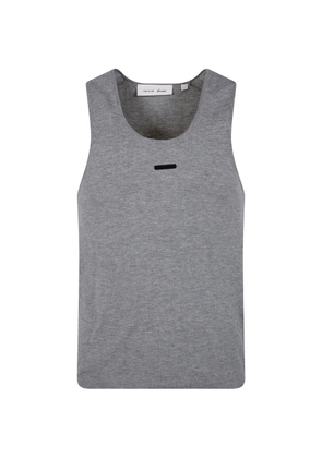FEAR OF GOD ESSENTIALS logo-patch tank top - Grey
