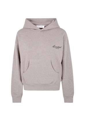 FEAR OF GOD ESSENTIALS logo-detail hoodie - Brown