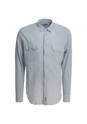 B.D. Baggies Rodeo seersucker-stripe shirt - Blue