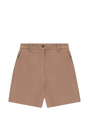 Circolo 1901 belt-loop tailored shorts - Brown