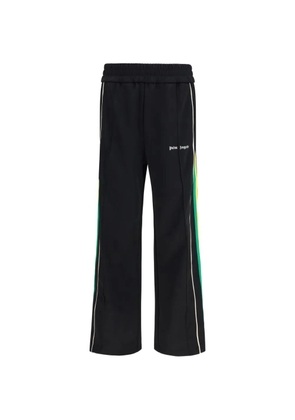 Palm Angels logo-print side-stripe track pants - Black