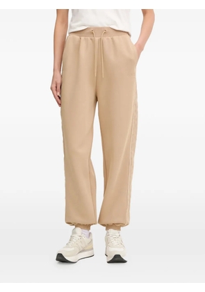 GUESS USA logo-embroidery track pants - Neutrals