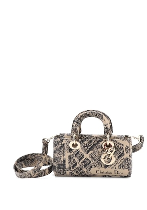 Christian Dior Pre-Owned Lady D-Joy Bag Printed Leather Small satchel - Neutrals