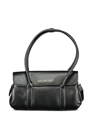 MARIO VALENTINO logo-lettering shoulder bag - Black