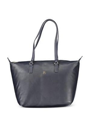 Tommy Hilfiger Poppy Plus logo-plaque tote bag - Blue