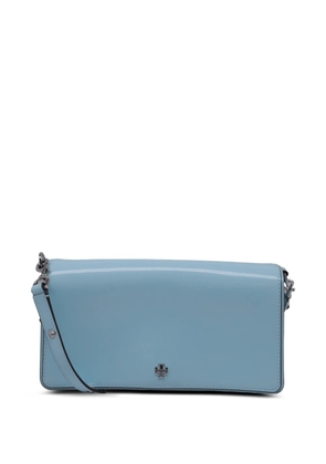Tory Burch Emerson patent leather crossbody bag - Blue