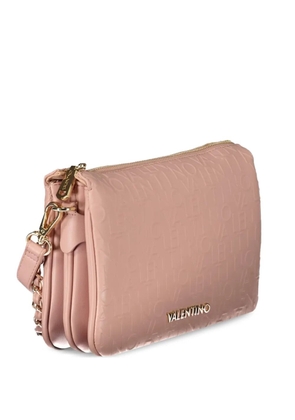 MARIO VALENTINO logo-embossed shoulder bag - Pink