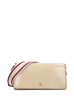 Tory Burch striped-strap leather crossbody bag - Neutrals