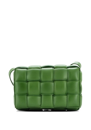 Bottega Veneta Pre-Owned Cassette Padded Maxi Intrecciato Leather crossbody bag - Green