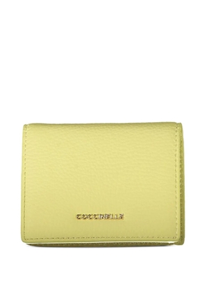Coccinelle grained-leather wallet - Yellow