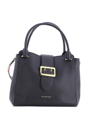 Burberry Pre-Owned Buckle Leather Medium tote bag - Black
