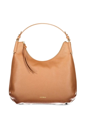 Coccinelle Rebekka grained shoulder bag - Neutrals