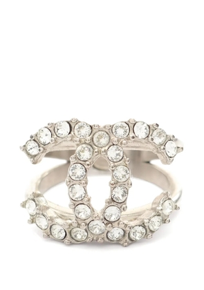 CHANEL Pre-Owned Coco Mark ring - Silver