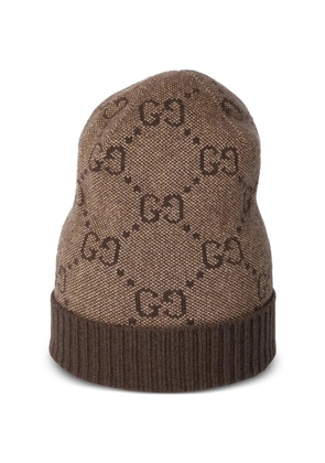 Gucci GG Supreme beanie hat - Neutrals