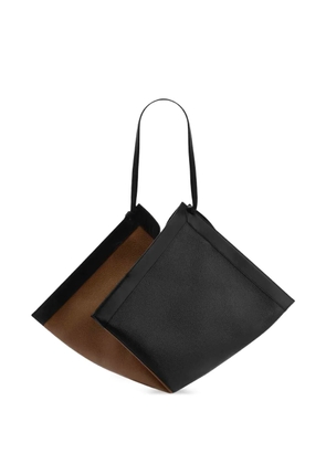 Yuzefi large Wonton leather shoulder bag - Brown