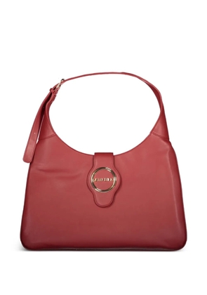 MARIO VALENTINO logo-plaque shoulder-bag - Red