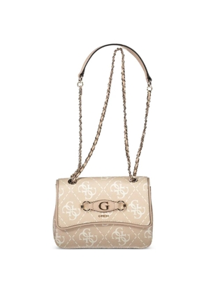 GUESS USA logo-plaque shoulder bag - Neutrals