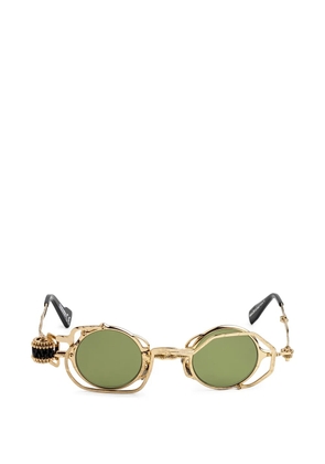Kuboraum Z50 round-frame sunglasses - Gold