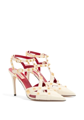 Valentino Garavani Studdy kidskin pumps 100mm - Neutrals