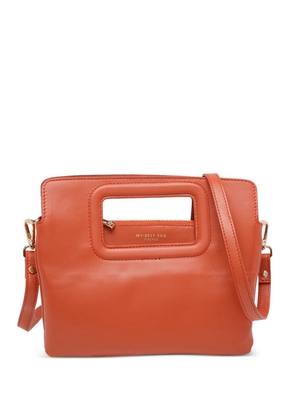 MY BEST BAG cutout leather clutch bag - Orange