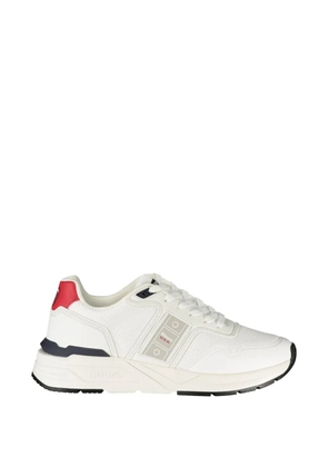 Blauer colour-block mesh-panel sneakers - White
