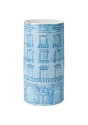 Versace Palazzo architectural-print vase - Blue