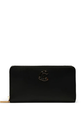 Coccinelle C-Me grained-leather wallet - Black