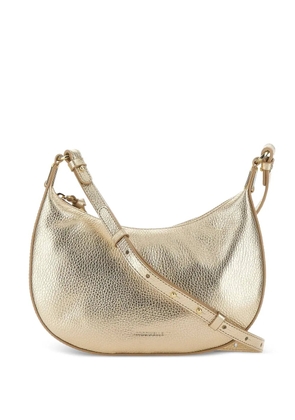 Coccinelle Fujiko pebbled leather shoulder bag - Gold