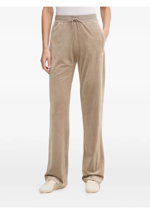GUESS USA embellished-logo track pants - Neutrals