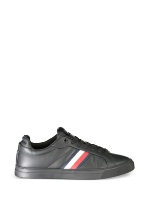 Tommy Hilfiger Icon Court logo-detail lace-up sneakers - Black