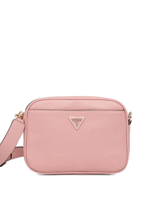 GUESS USA Meridian triangle-logo cross body bag - Pink