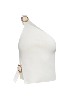 Cult Gaia Valeria one-shoulder ring-detail top - White