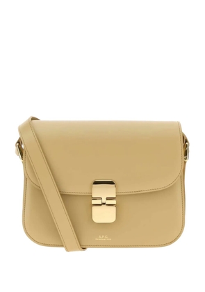A.P.C. Grace leather shoulder bag - Neutrals