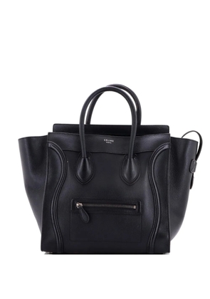 Celine Pre-Owned Luggage Bag Grainy Leather Mini tote bag - Black