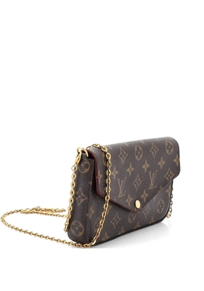Louis Vuitton Pre-Owned Felicie Pochette Monogram Canvas crossbody bag - Brown