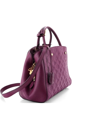Louis Vuitton Pre-Owned Montaigne Handbag Monogram Empreinte Leather MM satchel - Purple