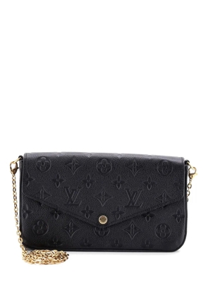 Louis Vuitton Pre-Owned Felicie Pochette Monogram Empreinte Leather crossbody bag - Black