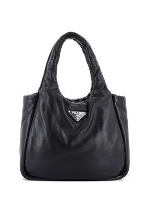 Prada Pre-Owned Padded Soft Leather Medium tote bag - Black
