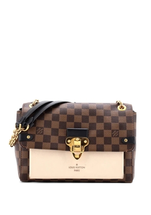 Louis Vuitton Pre-Owned Vavin Handbag Damier with Leather PM crossbody bag - Brown