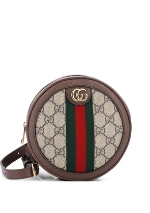 Gucci Pre-Owned Ophidia Round GG Coated Canvas Mini backpack - Brown