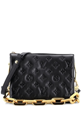Louis Vuitton Pre-Owned Coussin Bag Monogram Embossed Lambskin BB crossbody bag - Black